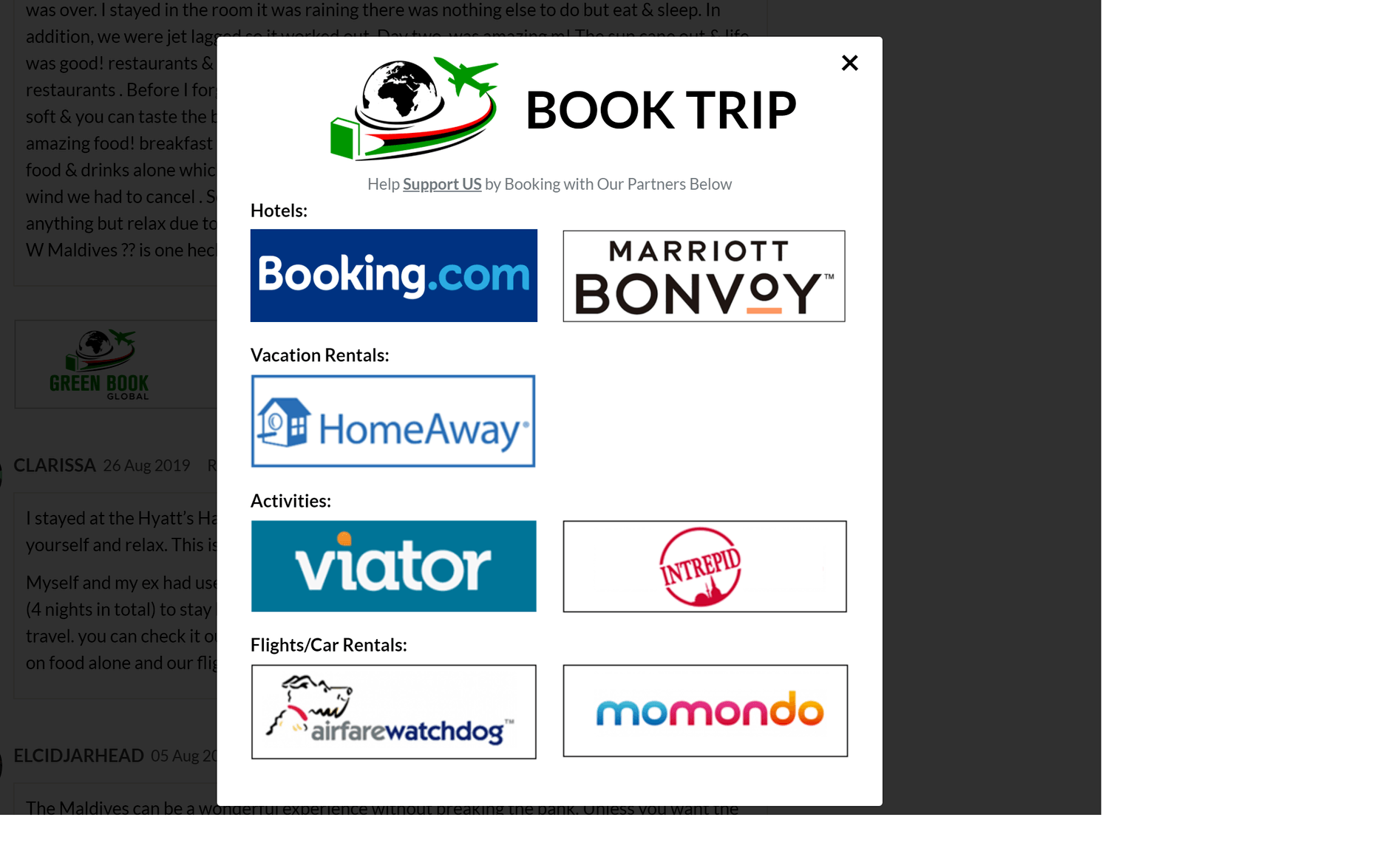 Book Trip Affiliate